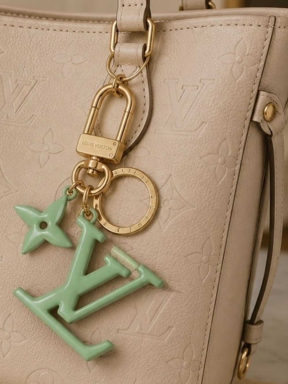 Mint Green Bag Charm